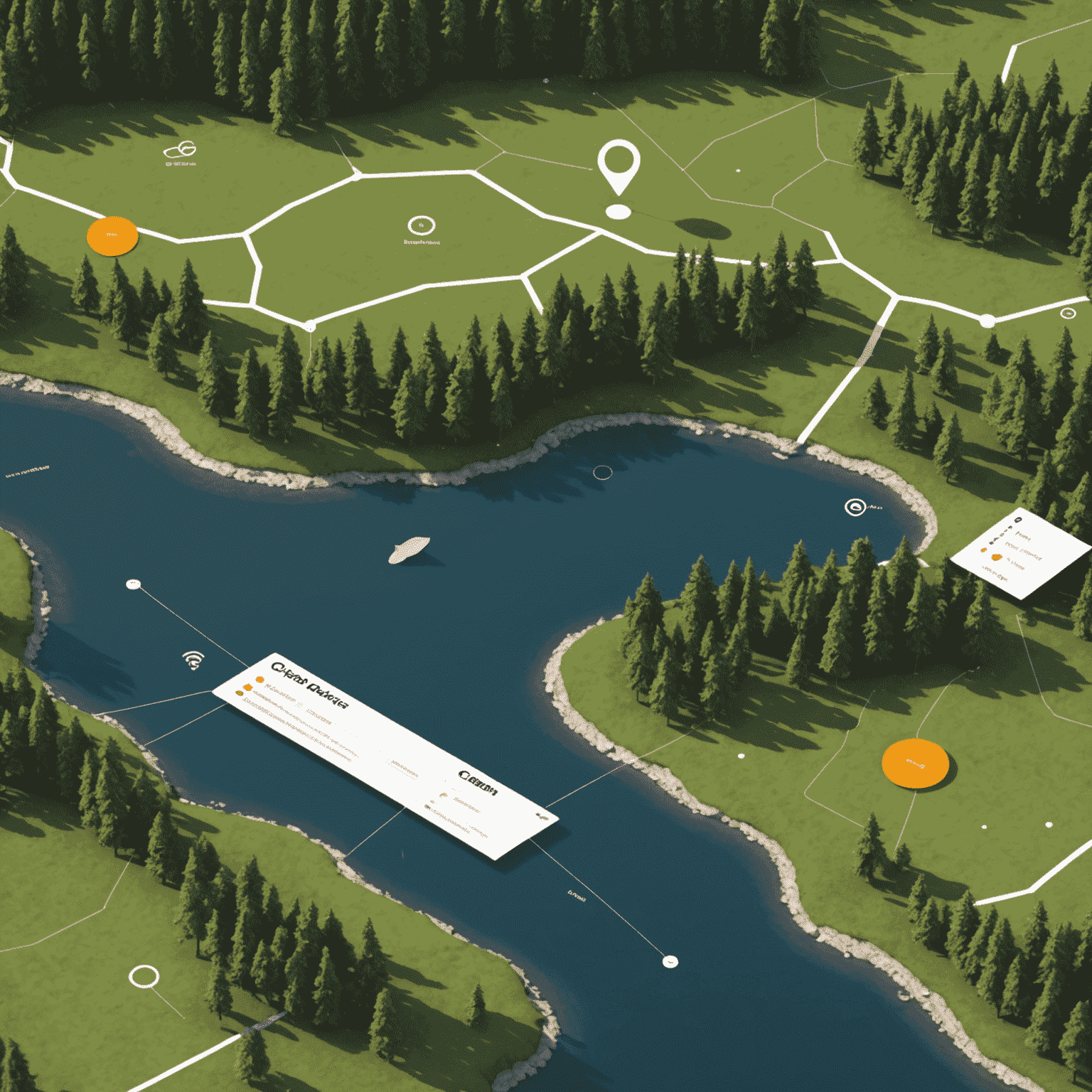 A visual representation of custom Flockirs features, showing unique interface elements and data visualizations