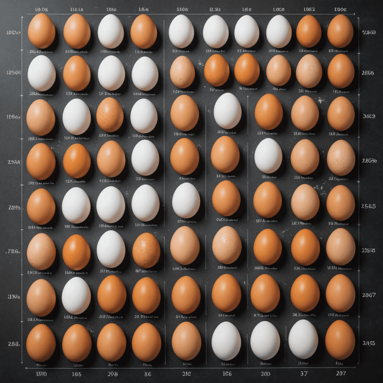 A detailed chart showing increased egg production over time after implementing Flockirs